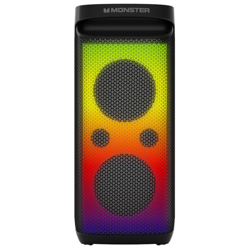 Monster F10 Portable Party Speaker Bluetooth with Microphone Black