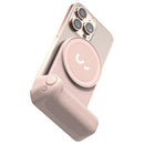 Shiftcam SnapGrip Magnetic Snap-on Mobile Battery Grip Stand 3200mAh Chalk Pink