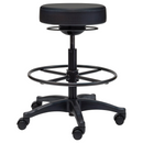 Buro Polo Drafting Stool Height Adjustable Black