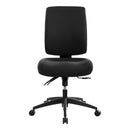Buro Tidal Medium Back Chair Fully Upholstered Without Arms Black