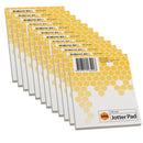 Marbig Jotter Pad Paper 100 Leaf 100x128mm Pack 12 Bulk
