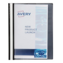 Avery 49020 Management File Extra Wide A4 50 Sheets Black 50 Pack