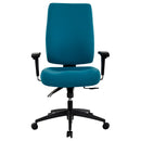 Buro Tidal High Back Chair Fully Upholstered With Arms Teal
