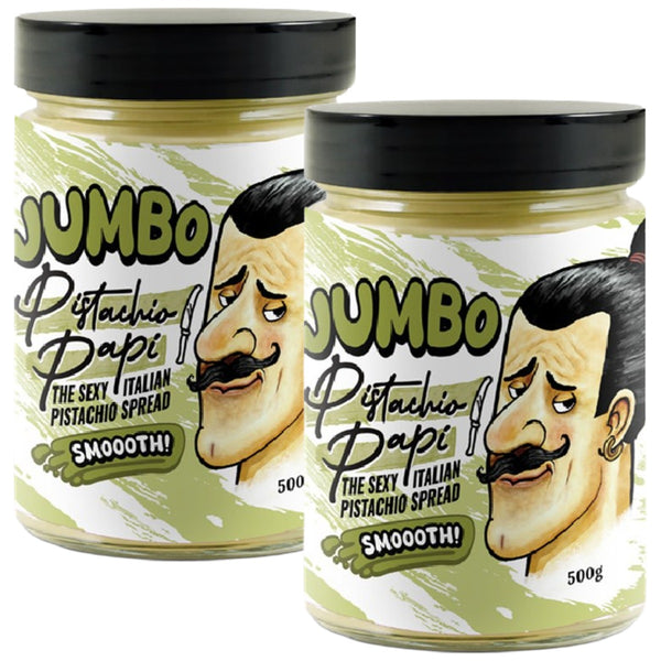 Pistachio Papi Smooth Spread Italian Jumbo Size 500g Made In Italy 2 Pack Bulk