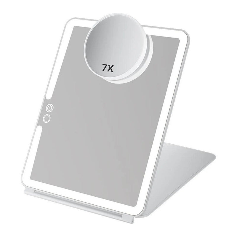 Wellcare Foldable Make-up Beauty Mirror with Adjustable LED Lights