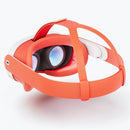 Meta Quest 3 Facial Interface and Head Strap For VR Headset Blood Orange