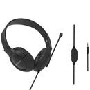 Verbatim Wired Headset with Noise Cancelling and Microphone Black