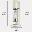 Sodastream ENSO Starter Pack Soft Fizzy Drink Sparkling Maker Soda Stream Sand