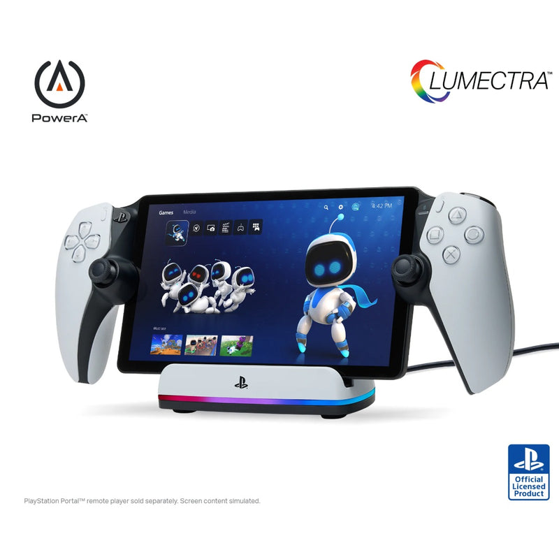 PowerA Charging Station for PlayStation Portal Remote Player with Lumectra