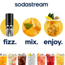 Sodastream ENSO Starter Pack Soft Fizzy Drink Sparkling Maker Soda Stream Stainless Steel