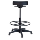 Buro Polo Drafting Stool Height Adjustable Black