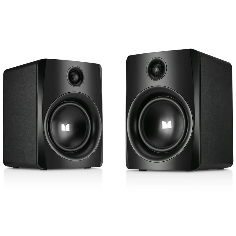 Monster MT-607 Bluetooth Bookshelf Speakers Black