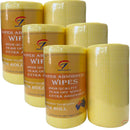 A&C Gentility Super Absorbent Cleaning Wipes Extra Thick 70GSM 30x50cm 45m Yellow Pack 6 Rolls