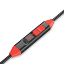 PowerA Wired In-Ear Earbuds for Nintendo Switch 2 Red/Black