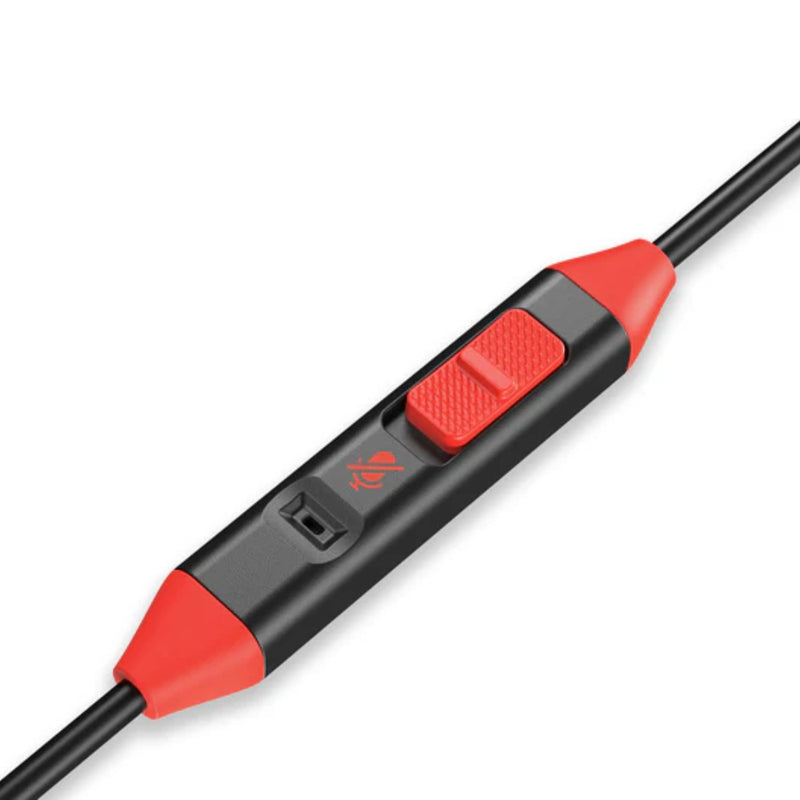 PowerA Wired In-Ear Earbuds for Nintendo Switch 2 Red/Black