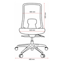 Buro Elan Office Chair with Arms Light Grey