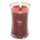 WoodWick Rouge Oud Large Candle Crackles As It Burns 610G Hourglass