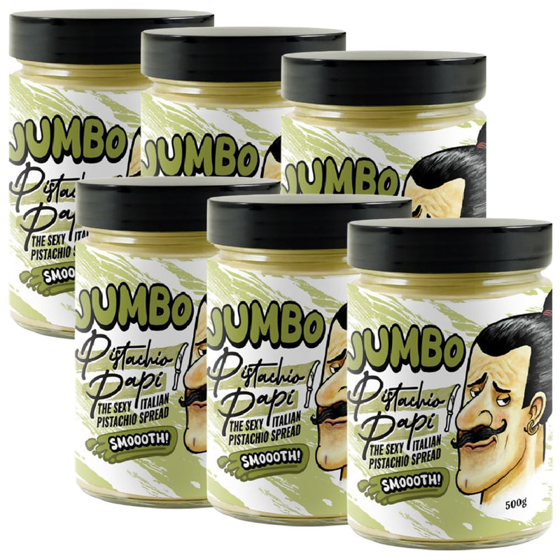 Pistachio Papi Smooth Spread Italian Jumbo Size 500g Made In Italy 6 Pack Bulk