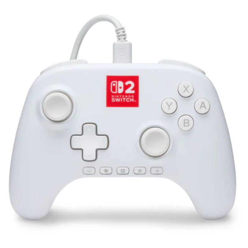 PowerA Advantage Wired Controller for Nintendo Switch 2 with Lumectra White
