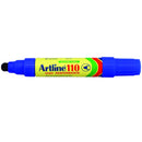 Artline 110 Permanent Marker 4mm Bullet Nib Blue Box 6