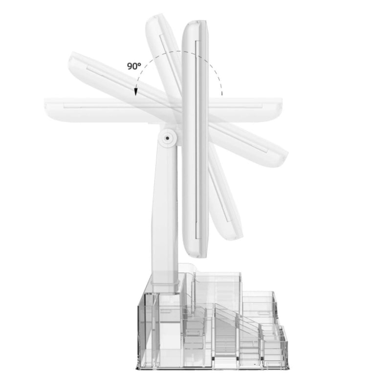 Wellcare Adjustable Makeup Beauty Mirror LED  Magnification