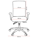 Buro Tidal Mesh High Back Chair Without Arms Black