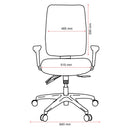 Buro Tidal High Back Chair Fully Upholstered With Arms Teal