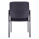 Buro Lindis 4 Leg Chair Black Powdercoat Frame Without Arms Fabric Black