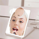 Wellcare Foldable Make-up Beauty Mirror with Adjustable LED Lights