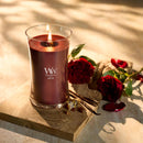 WoodWick Rouge Oud Large Candle Crackles As It Burns 610G Hourglass