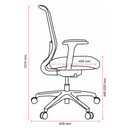 Buro Elan Office Chair with Arms Light Grey
