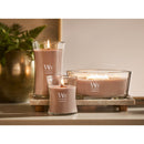 WoodWick Patchouli Crème Large Candle Crackles As It Burns 610G Hourglass