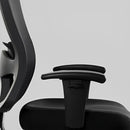 Buro Tidal Mesh High Back Chair With Arms Black