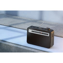 Philips Portable AM/FM Radio Clock Black