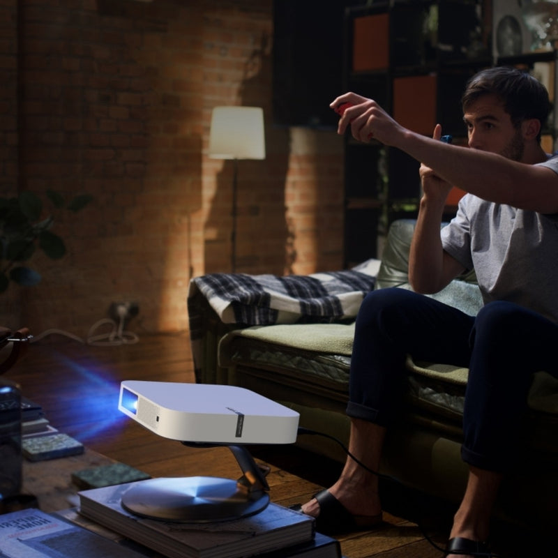 XGIMI Elfin Projector 1080p Ultra Lightweight Home Theatre White