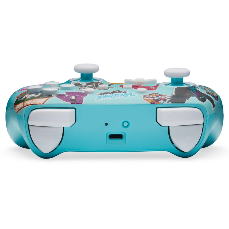 PowerA Enhanced Wireless Controller for Nintendo Switch Fortnite Sticker Mania