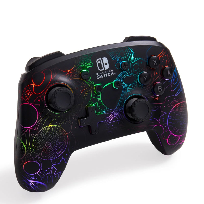 PowerA Enhanced Wireless Controller for Nintendo Switch with Lumectra Galactic Vortex