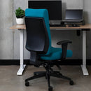 Buro Tidal High Back Chair Fully Upholstered Teal