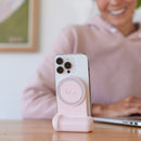 Shiftcam SnapGrip Magnetic Snap-on Mobile Battery Grip Stand 3200mAh Chalk Pink