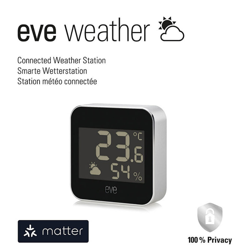 Eve Weather Smart Station with Matter Temperature Humidity