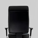 Buro Tidal High Back Chair Fully Upholstered With Arms Black