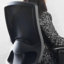 Buro Tidal Mesh High Back Chair Without Arms Black