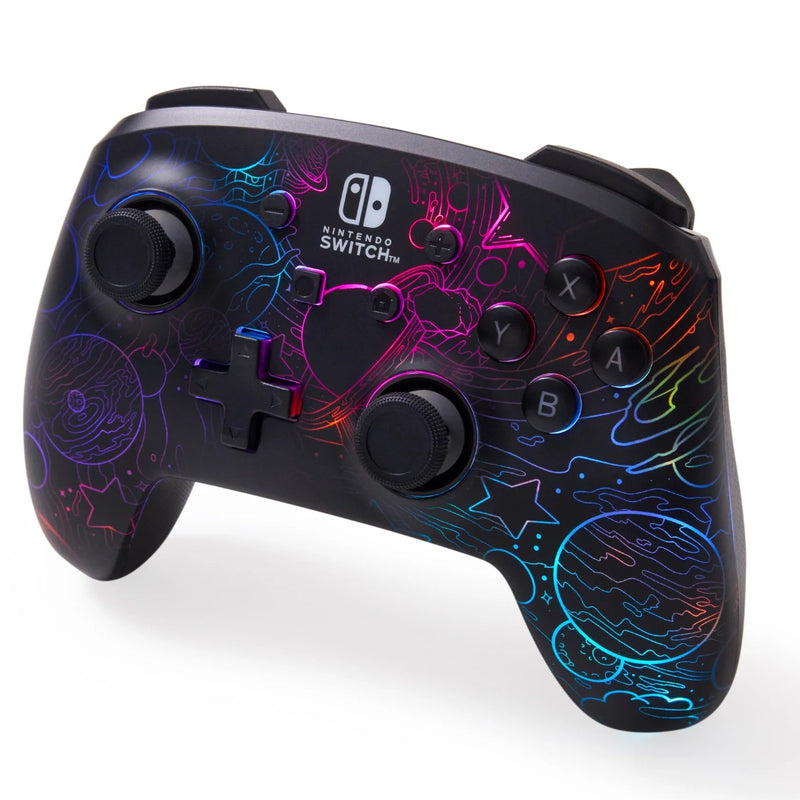 PowerA Enhanced Wireless Controller for Nintendo Switch with Lumectra Galactic Vortex