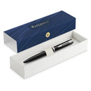 Waterman Impression Ballpoint Pen in Black Lacquer Medium Point Blue Ink