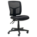 Buro Mondo Tivoli Chair 2-Lever Mesh Back Without Arms Zen Black