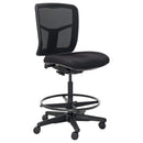 Buro Mondo Tivoli Drafting Chair 1-Lever Mesh Back Without Arms Zen Black