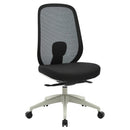 Buro Force Office Chair Without Arms Black Mesh Grey Base