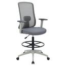 Buro Elan Drafting Chair Mesh Light Grey