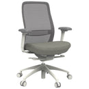Buro Konfurb Luna Chair Mesh Back with Arms White
