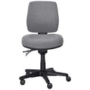 Buro Roma 3 Lever Mid Back With Seat Slide Without Arms Safetex Smoke